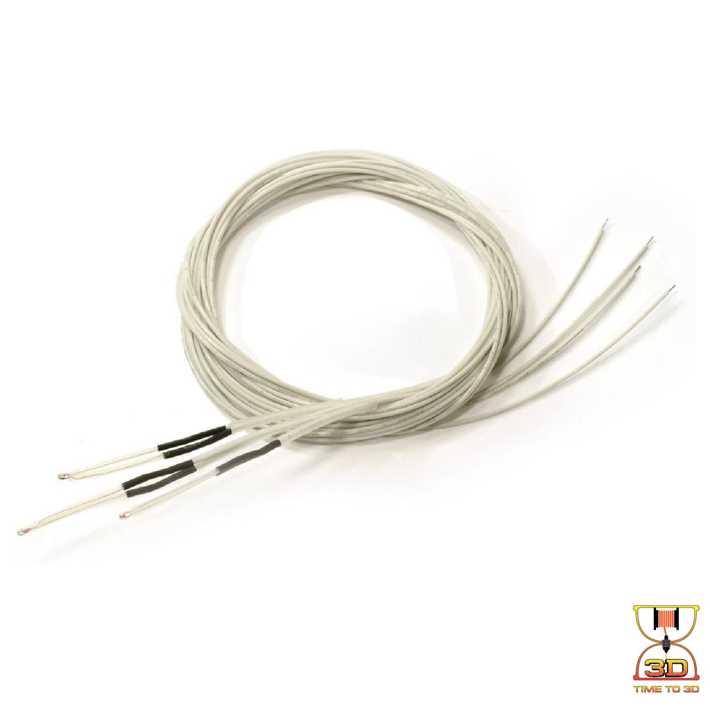 100K ohm NTC 3950 Thermistor/Temperature Sensor for 3D Printer Extrude –  Time To 3D