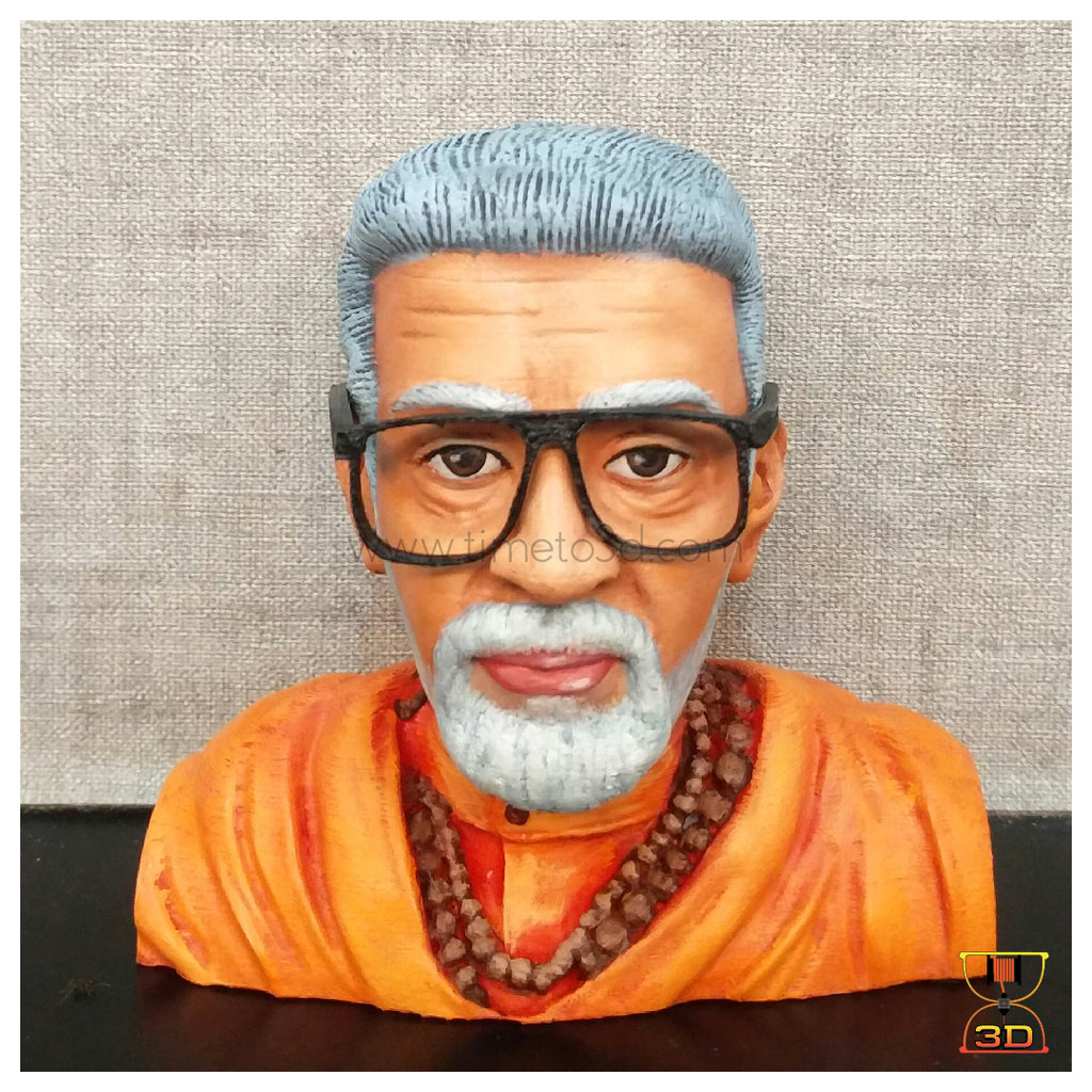 Shri Balasaheb Thackeray - CAD Model Bust