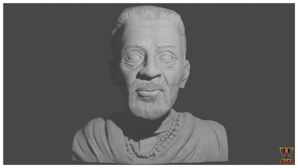 Shri Balasaheb Thackeray - CAD Model Bust