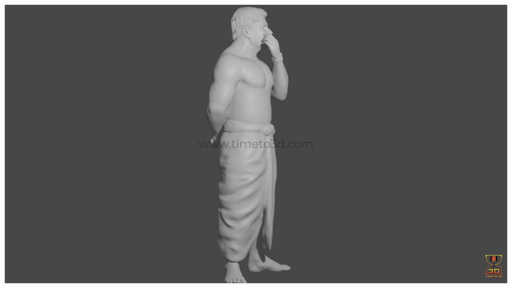 Chandra Shekhar Azad - CAD Model – Time To 3D