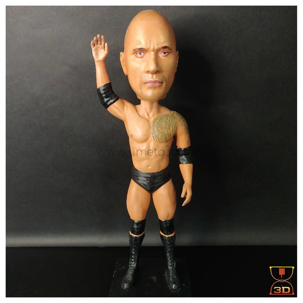 Dwayne "The Rock" Johnson - CAD Model Bobblehead