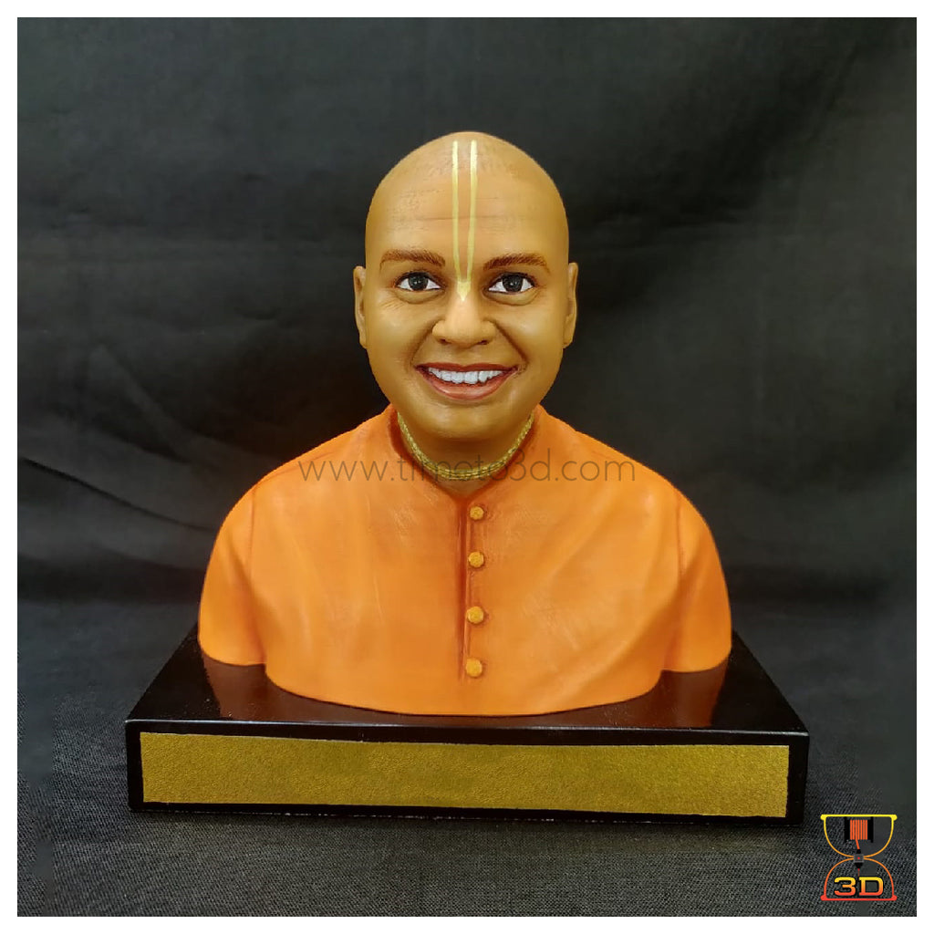 Gaur Gopal Das - CAD Model Bust