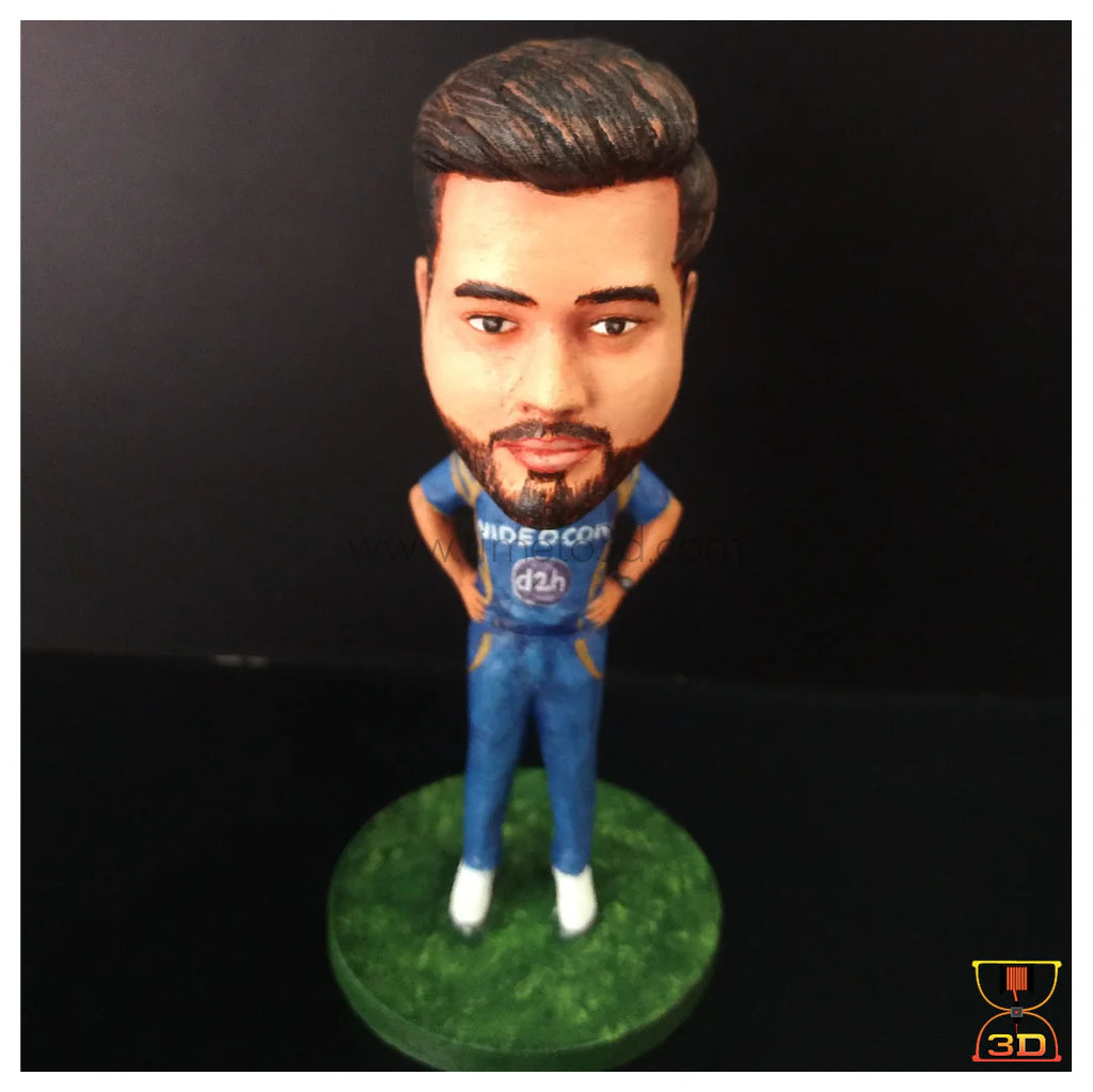 Rohit Sharma Cartoonhead - CAD Model