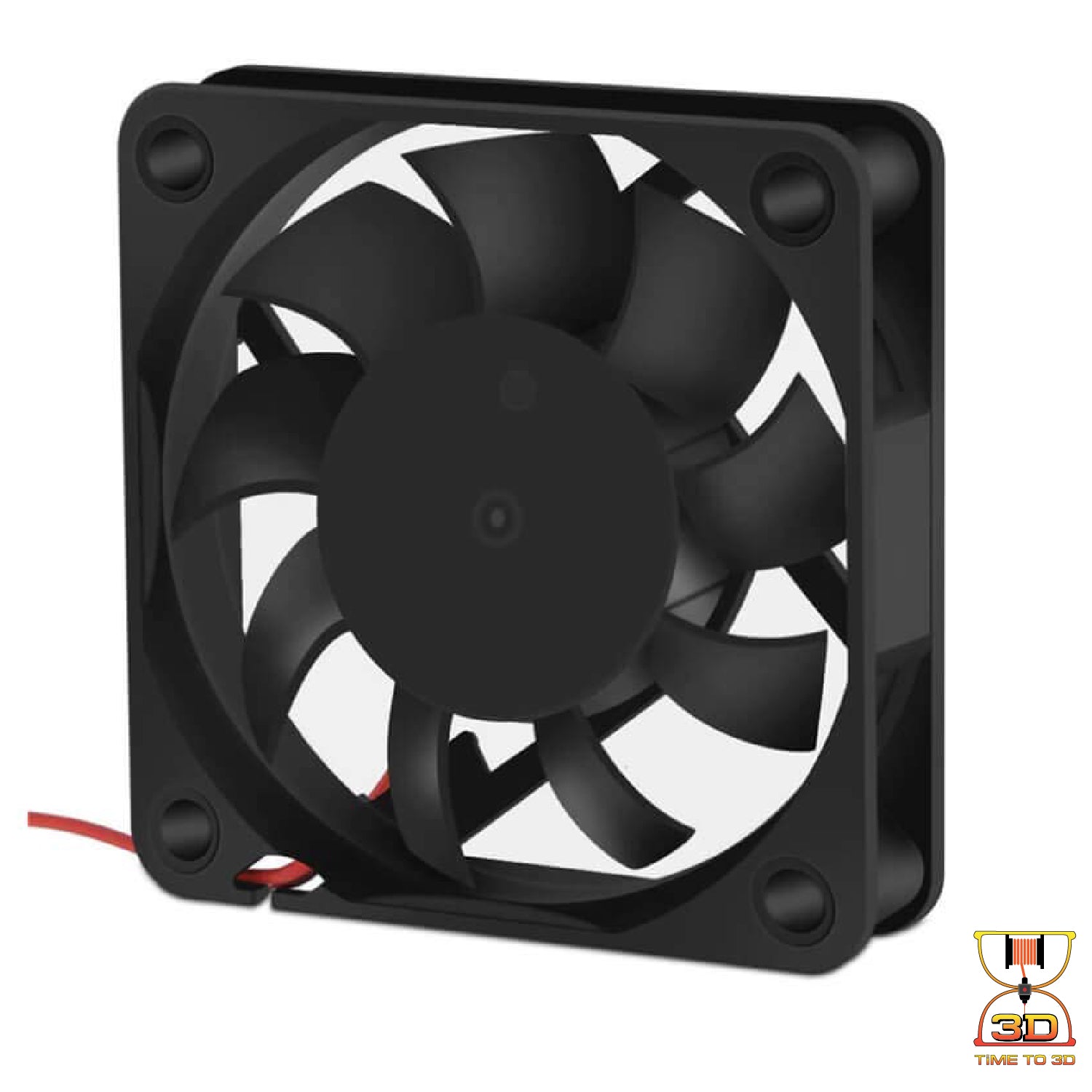 5 Pack DC Brushless Cooling Fans 40x40x10mm 4010 24V 0.1A 2-Pin - 9 Blades, 6000 RPM 1 thumbnail image