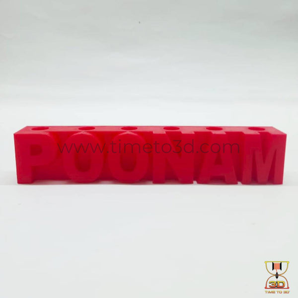 Custom Name 3D Printed Pen Stand