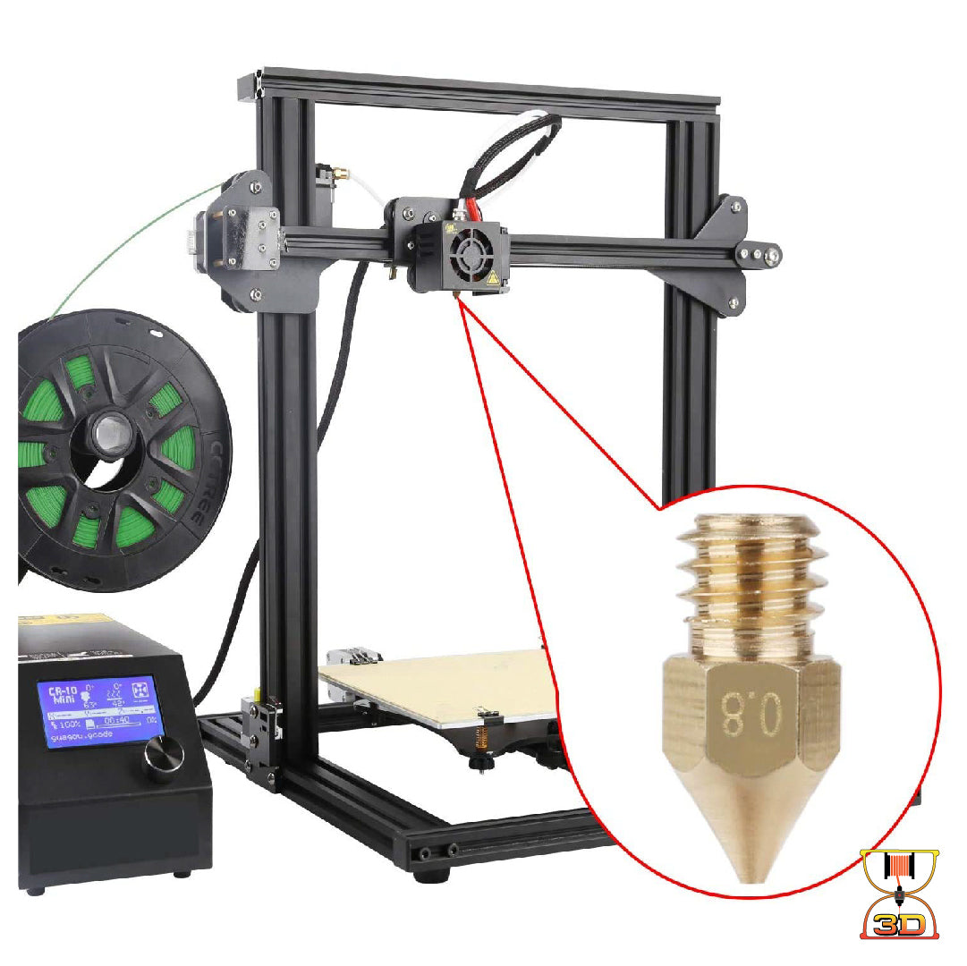 30 Buses Imprimante 3D Volcano M6 - 0.2mm à 1.0mm - Laiton Haute Précision - Compatible Artillery & Autres