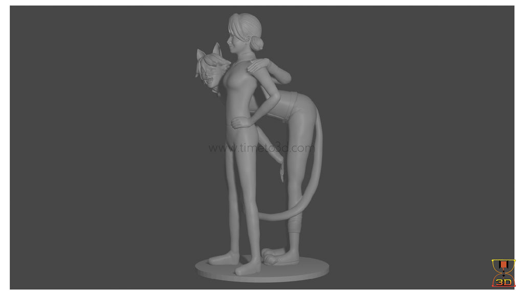 3D file Cat noir 🐱・Model to download and 3D print・Cults